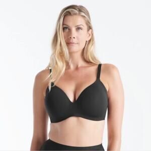 Knix Wingwoman Contour Bra Seamless Black Fits 32 DD, 34DD, 32E